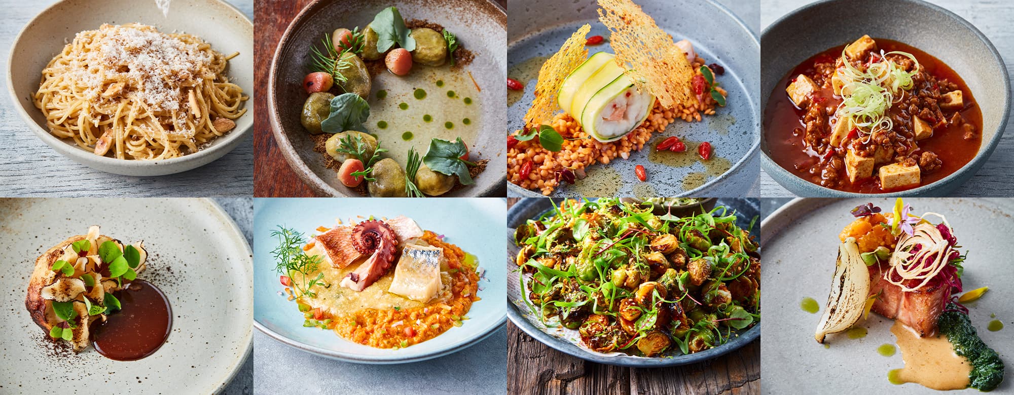 Collage of meals