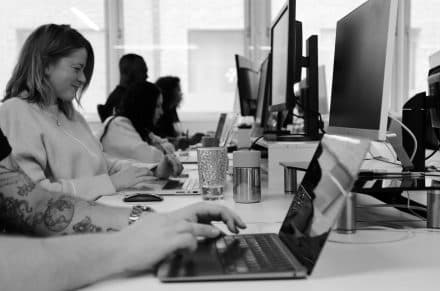 Greenparkers working in the London office