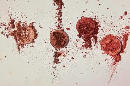 crushed eye shadow