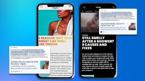 Leading Deodorant’s AI Search Results